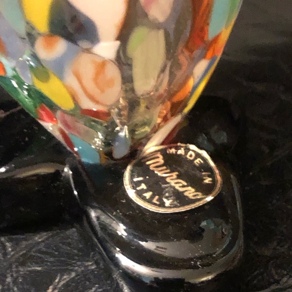 2669 Vintage Murano Italy Art Glass Clown Original Murano Sticker - Picture 7 of 14